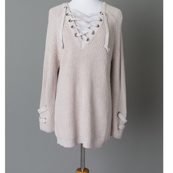 Miracle Sweaters - Miracle- Cream Oversize Knit Sweater